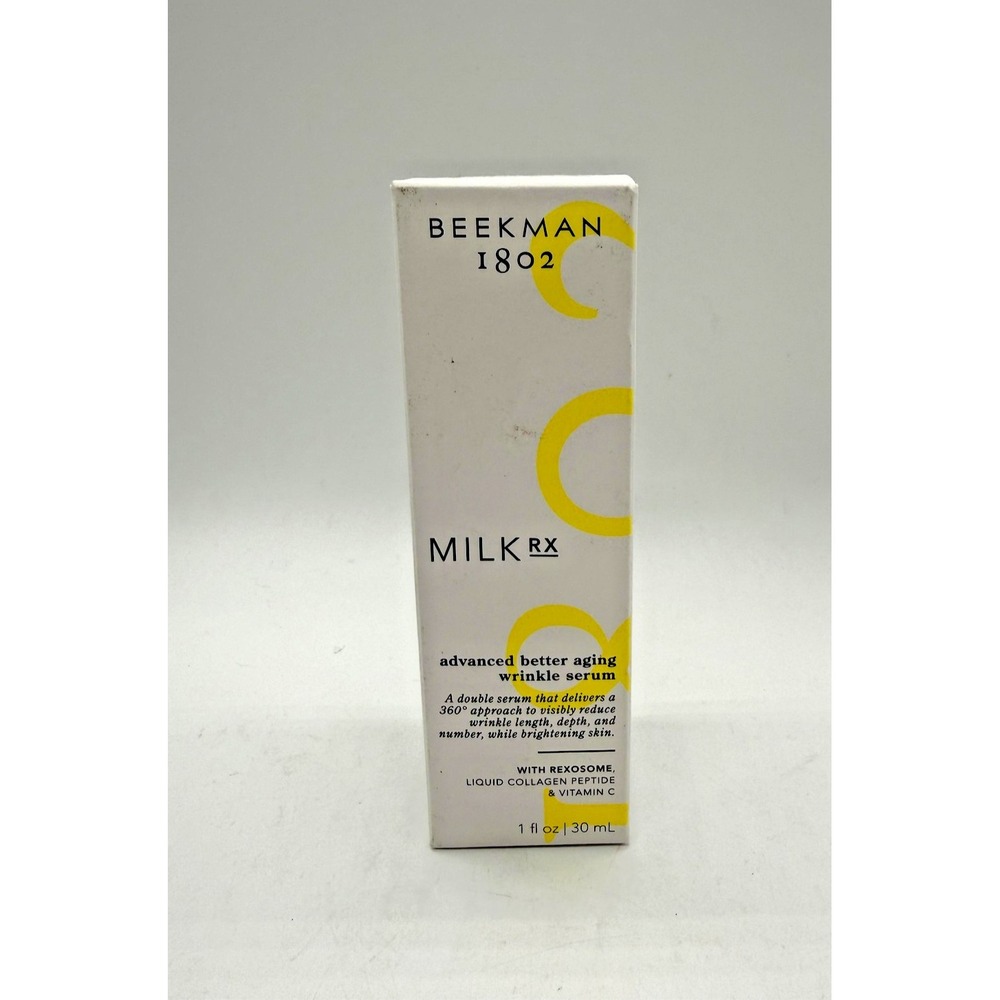 Beekman 1802 Milk Rx Advanced Better Aging Wrinkle Serum 1 fl. oz. - New In Box